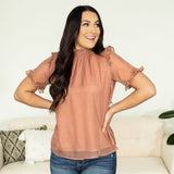 Lainey Blouse - Camel