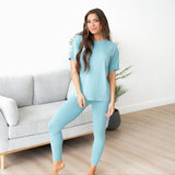 Chloe Loungewear Set - Dusty Teal