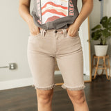 Nora High Rise Bermuda Shorts - KanCan