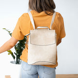 Marlowe Convertible Backpack - Cream