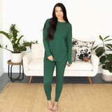 Ellie Microfiber Set - Dark Green