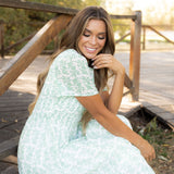 Birdie Dress - Green Foliage