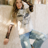 Sheer Floral Lace Top - Black