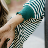 Stevie Striped Top - Green