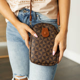 Gabby Cell Phone Purse - Coffee
