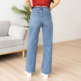 River Baggy Wide Leg Denim - Vervet