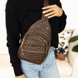 Scarlette Sling Backpack - Brown