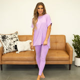 Maddie Microfiber Set - Bright Lavender