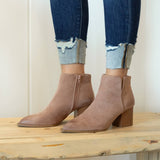 Presley Bootie - Burlwood