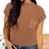 Ayla Crop Top - Camel
