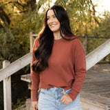 Camilla Sweater - Light Rust