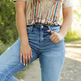 Penn Cropped Straight Jeans - Vervet