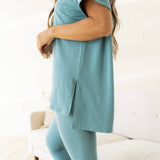 Maddie Microfiber Set - Dusty Teal