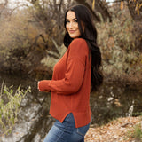 Haisley Sweater - Rust
