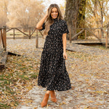 PREORDER - Gigi Dress - Black Paint Brush - ESTIMATED SHIP DATE 11/14