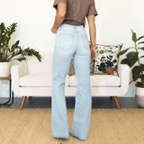 Kingsley High Rise Flare Jeans - Vervet