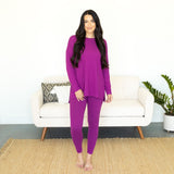 Ellie Microfiber Set - Light Plum