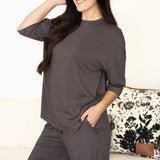 Esme Loungewear Set - Charcoal