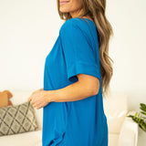 Maddie Microfiber Set - Classic Blue