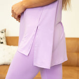 Maddie Microfiber Set - Bright Lavender