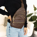 Scarlette Sling Backpack - Brown