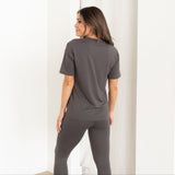 Chloe Loungewear Set - Ash Gray
