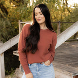 Camilla Sweater - Light Rust