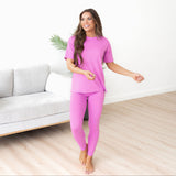 Chloe Loungewear Set - Bright Mauve
