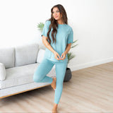 Chloe Loungewear Set - Dusty Teal