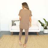 Maddie Microfiber Set - Mocha