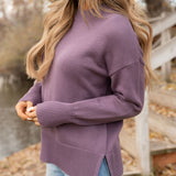 Haisley Sweater - Light Plum