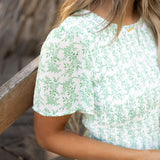 Birdie Dress - Green Foliage