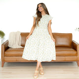 Maisie Dress - Green/Blue