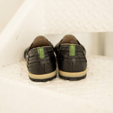 Ana Huarache Flats - Black