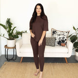 Blythe Loungewear Set - Mahogany