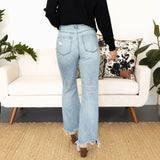 Georgie High Rise Flare Jeans - Vervet