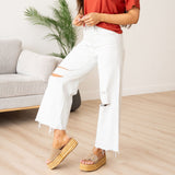 Rae High Rise Wide Leg Denim - Vervet
