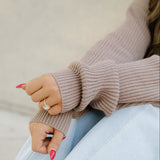 Fern Sweater Cardigan - Mocha