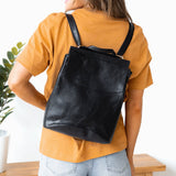 Marlowe Convertible Backpack - Black