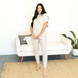 Maddie Microfiber Set - Sand Beige