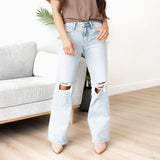 Sienna High Rise Wide Leg Denim - Vervet