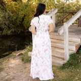 Rachel Dress - Nude Floral