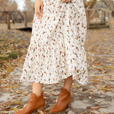 Gigi Dress - Cream Paint Brush
