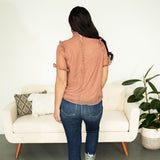 Lainey Blouse - Camel