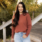 Camilla Sweater - Light Rust