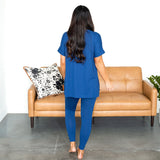 Maddie Microfiber Set - Navy
