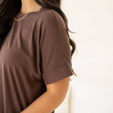 Maddie Microfiber Set - Brown