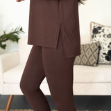 Blythe Loungewear Set - Mahogany