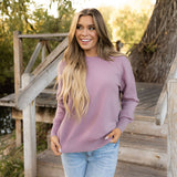 Camilla Sweater - Dusty Plum
