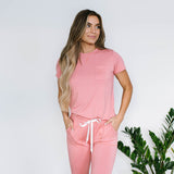 Gracie Jogger Set - Desert Rose